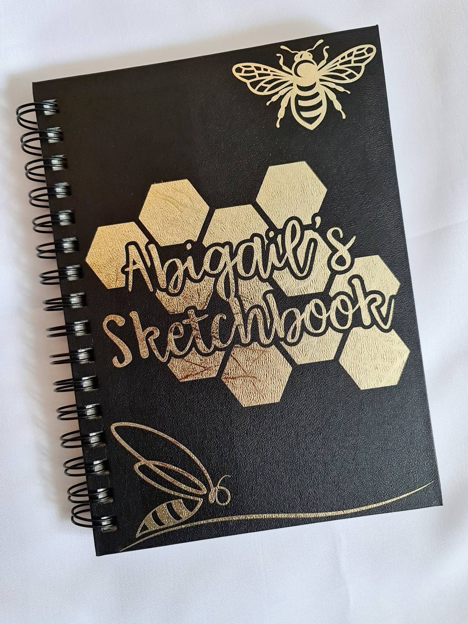 Personalised Sketchbook Hardcover Premium Drawing Journal Etsy