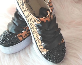 Leopard Print Toddler Sneakers