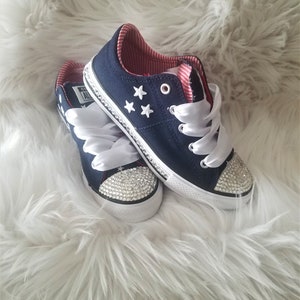 Navy Blue All-Star Converse Kids Size 1