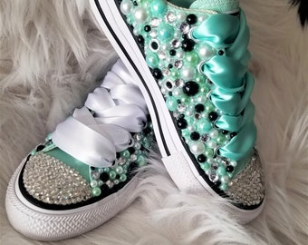 converse mint green high tops