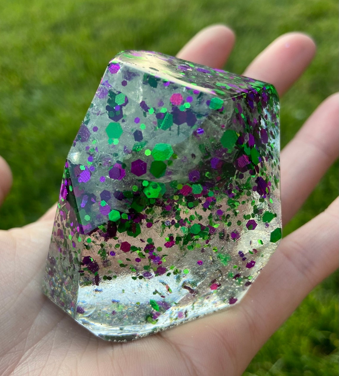 Glow in the dark gem stone Etsy