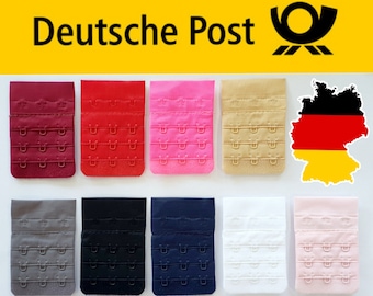 BH Verlängerung Erweiterung Haken Verschluss 5cm × 7cm 3 Haken 3 Reihen BH Weiterung