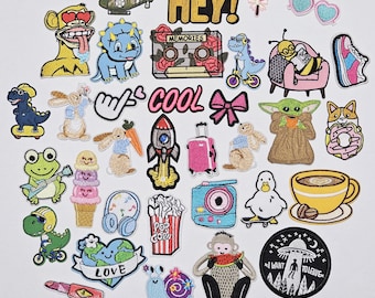 Iron-on patches Iron-on patches Child patches Various model fabric iron-on patches