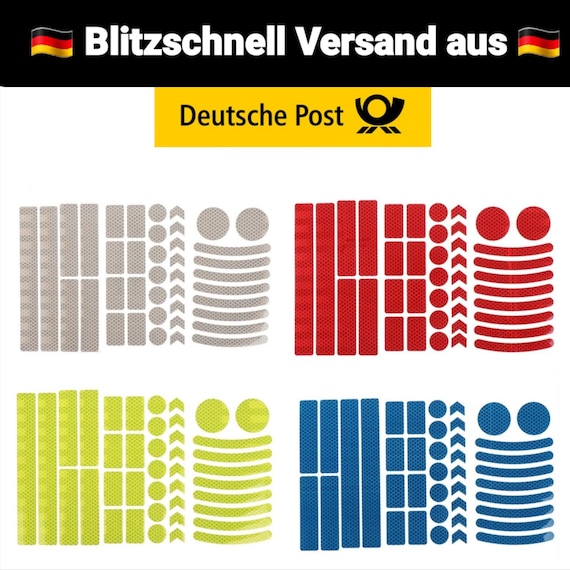 Set Di 42 Adesivi Riflettenti, Adesivi Riflettenti