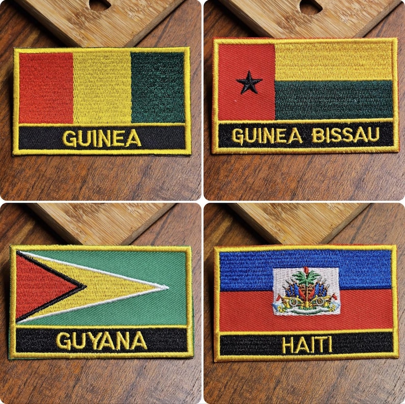 Flags of All Countries 207 Countries to Iron on Iron-on Patch Patches ...