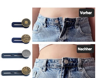 1-3 Stück Jeans Hosenerweiterung Schwangerschaft Jeansknopf Hosenbunderweiterung Rockenweiterung Hohe Qualität Meda in Deutschland