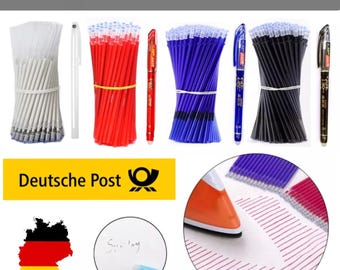 25-piece erasable ballpoint pen set, clip-on gel pen, eraserable