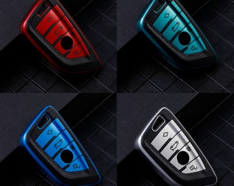 Car key protection case leather design BMW 1 2 3 4 5 6 7 x3 x4 x5 x6 series M3 M4