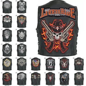 Flicken zum Aufnäher Aufbügler Patch Biker Motorrad Custom Kutte Rücken Weste