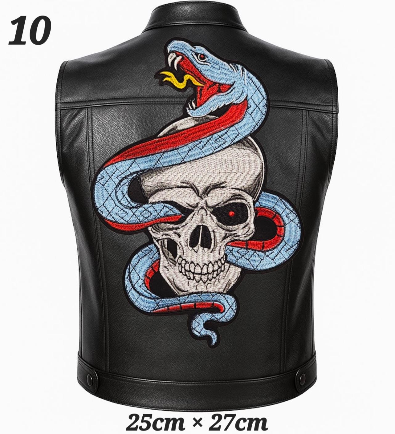 Iron-on Patch, Biker/motorcycle Custom Patch, Vest/back Piece - Etsy