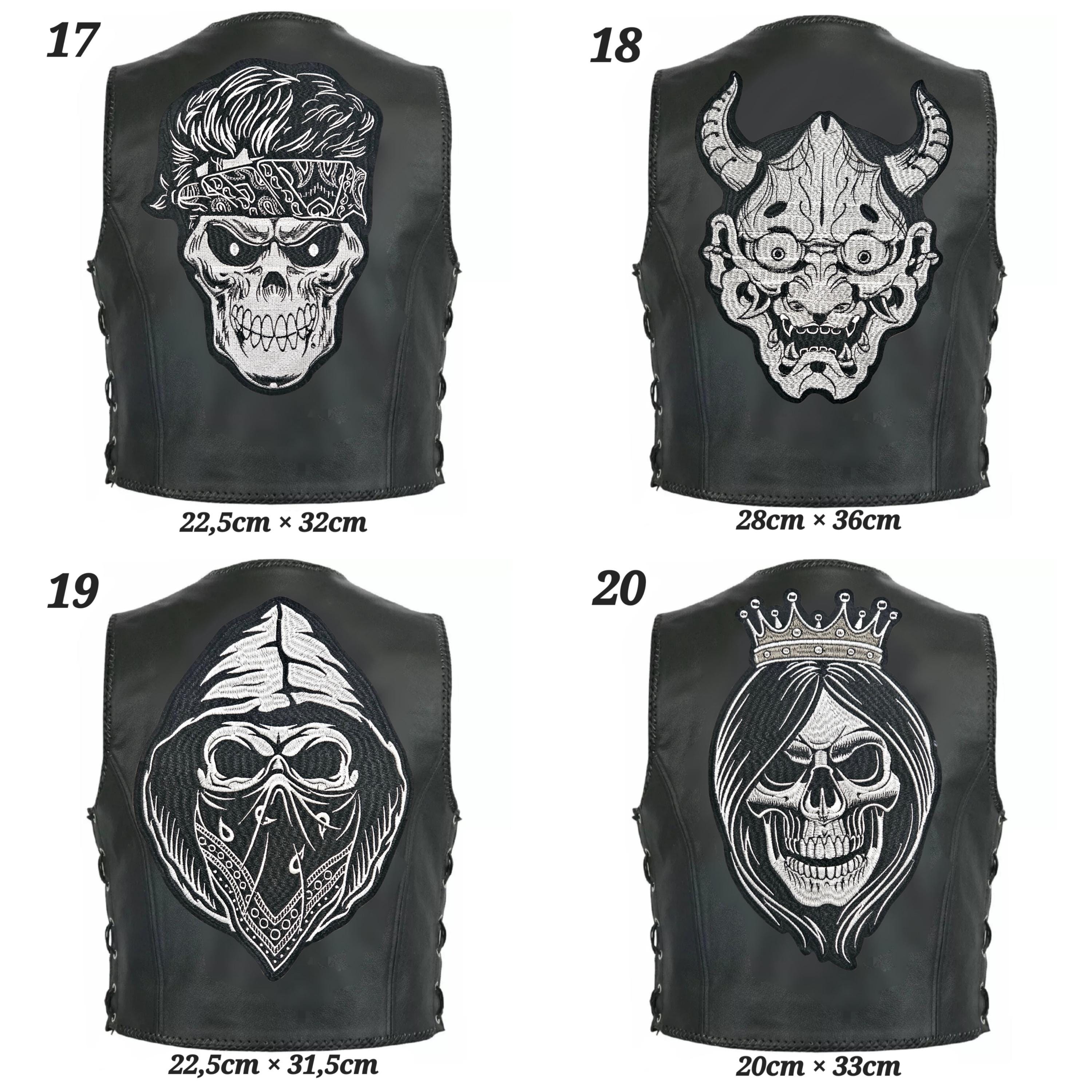 Patches for Patching On, Iron-on Patch, Biker Motorcycle Custom Cowl ...