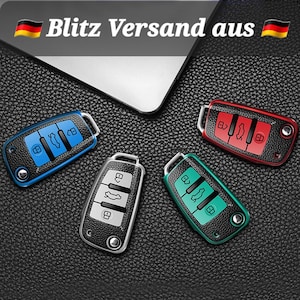 Bilnyckelfodral Skyddsfodral för Audi A1 A3 A4 A6 Q2 Q3 Q7 R8 TT