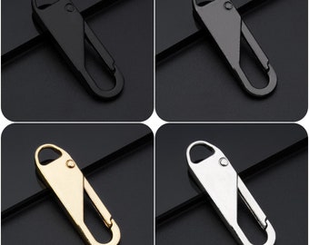 2x Zipper Puller Closure Puller Zipper Replacement Metal