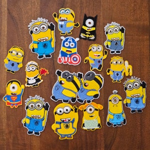 Strijkpatches, strijkpatches, kinderpatches, cartoon, verschillende modellen, strijkpatches van stof