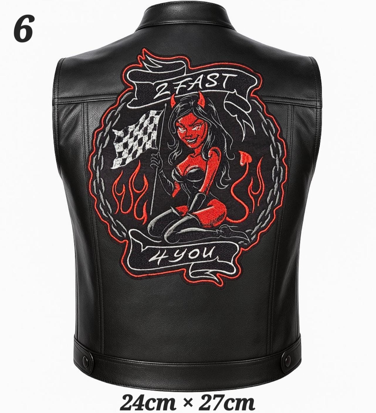 Iron-on Patch, Biker/motorcycle Custom Patch, Vest/back Piece - Etsy