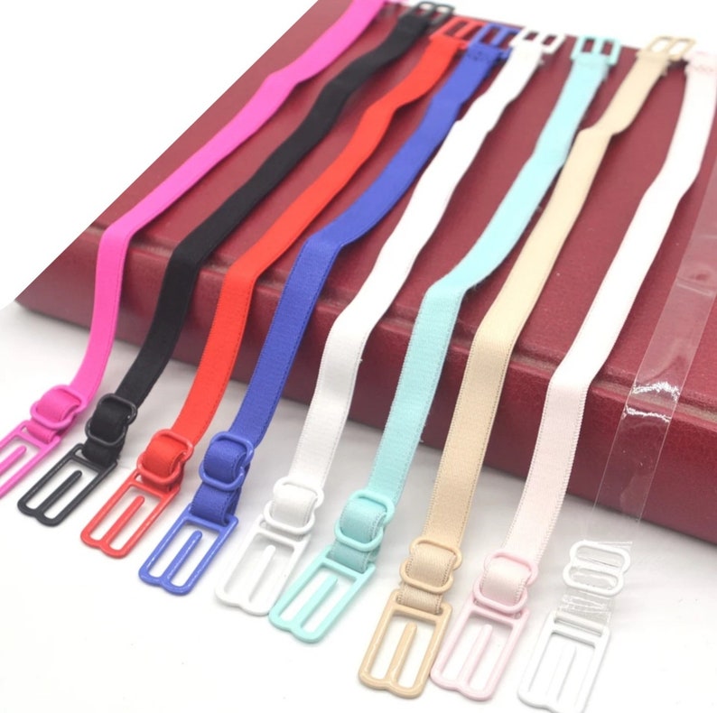 1-5 pieces adjustable bra strap clips for women, non-slip bra buckle, bra strap holder, high quality Set 9 Farben