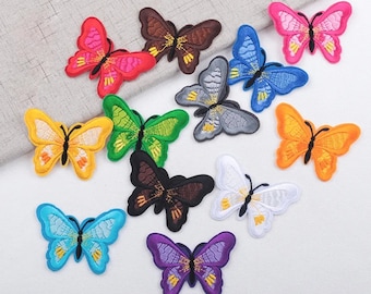 Iron-on patches, iron-on patches, children's butterfly patches, fabric iron-on patches