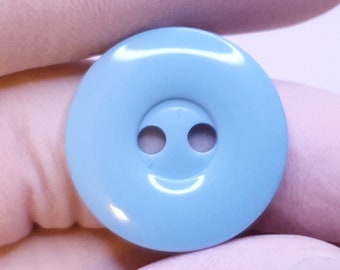 6 pieces button buttons 18 mm 23 mm 2.3 cm 1.8 cm plastic mother-of-pearl buttons color light blue High quality MADE IN GERMANY