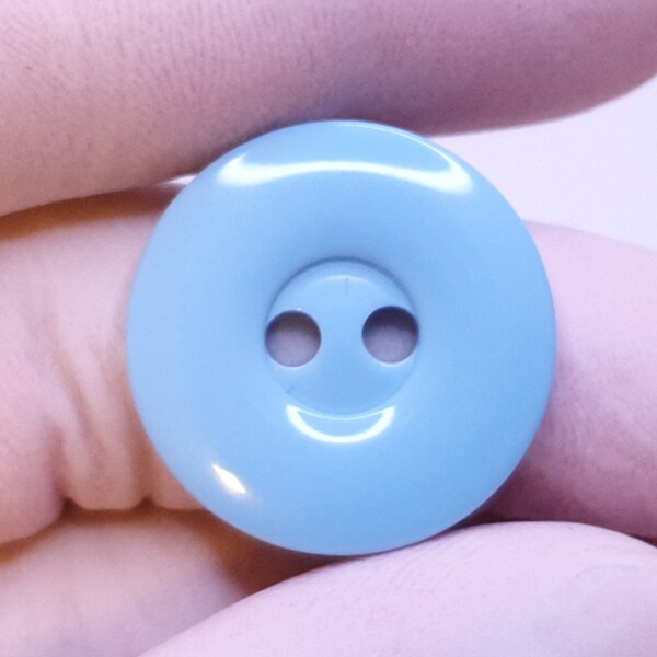 6 pieces button buttons 18 mm 23 mm 2.3 cm 1.8 cm plastic mother-of-pearl buttons color light blue High quality MADE IN GERMANY