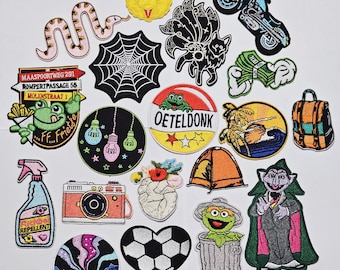 Iron-on patches, iron-on patches, children's patches, various models, fabric iron-on patches