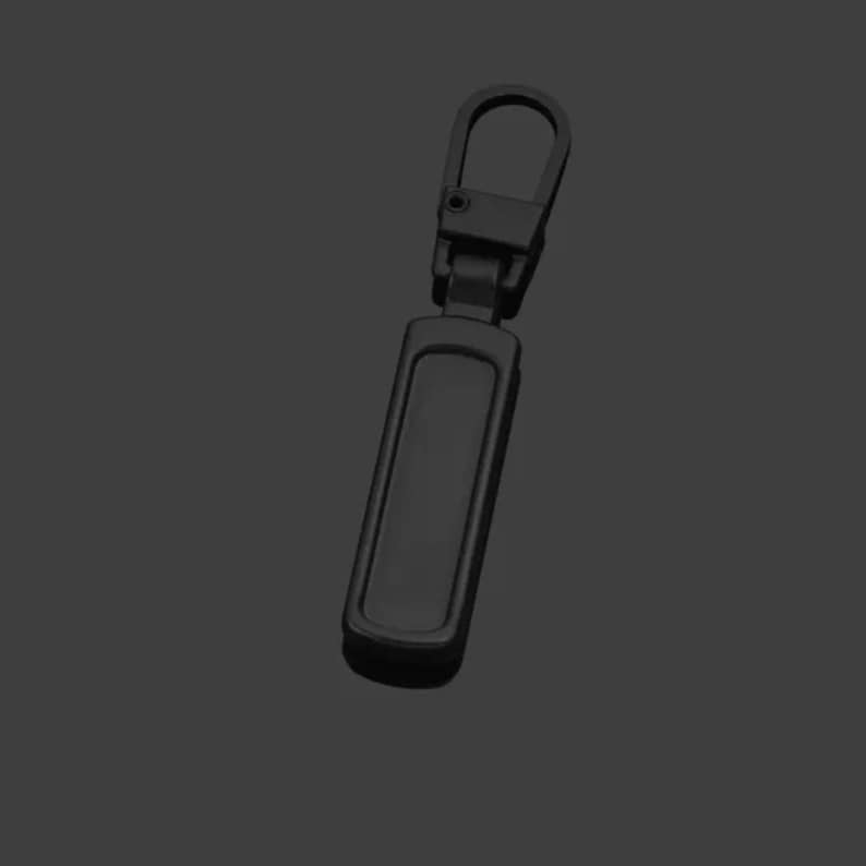 2x Reißverschlussanhänger Zipper Puller Verschlussanhänger Reißverschluss Ersatz Metall Schwarz