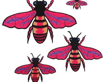 Iron-on patches, iron-on patches, child bee patches, various models, fabric iron-on patches