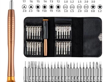 25 In 1 Kit Di Strumenti Di Riparazione Del Telefono, Telefono Cacciavite Set, Telefono Mobile Di Apertura Riparazione Tool, Per Aprire Smartphone Diversi E Notebook Multimediali - Foto 5