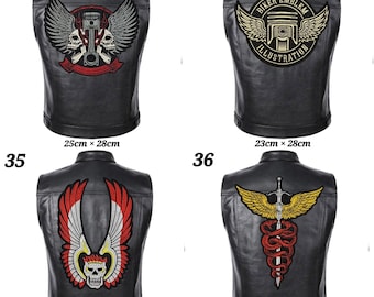 Motorcycle Southern Cross Patches Ironed Badges Motorbike Vest Bike