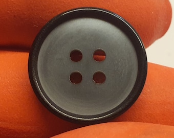 6-12 uds. Botones Botones 18mm 1.8cm Plástico Color Gris + Gris Oscuro + Negro Alta Calidad HECHO EN ALEMANIA