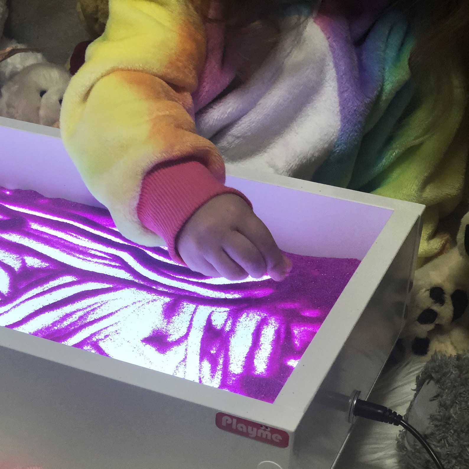 Mini Light Table for Sand Drawing Sensory Box LED Light Box Etsy