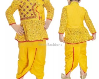 dhoti dress for kids