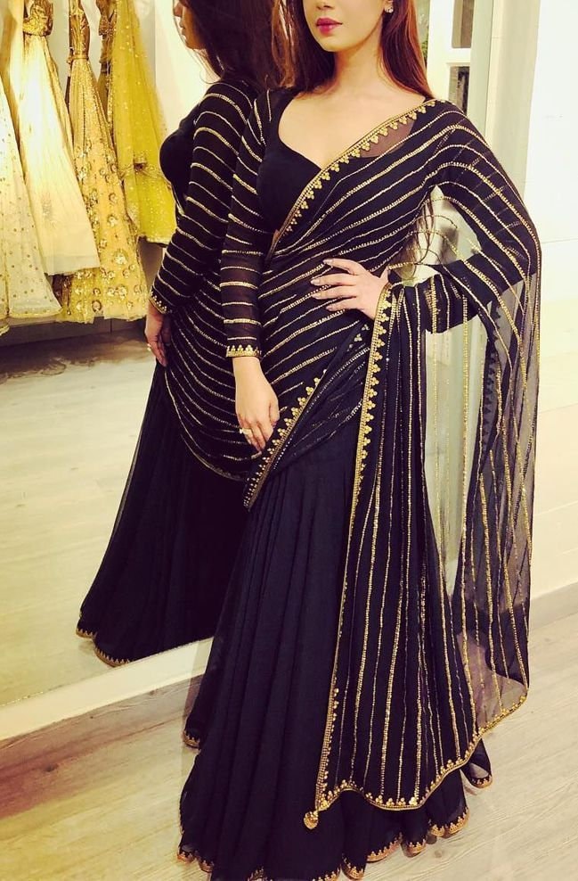 Buy Black Saree Georgette Saree Party Wear Saree Traditional Online in India - Etsy Buy Black Saree Georgette Saree Party Wear Saree Traditional Online in India - Etsy