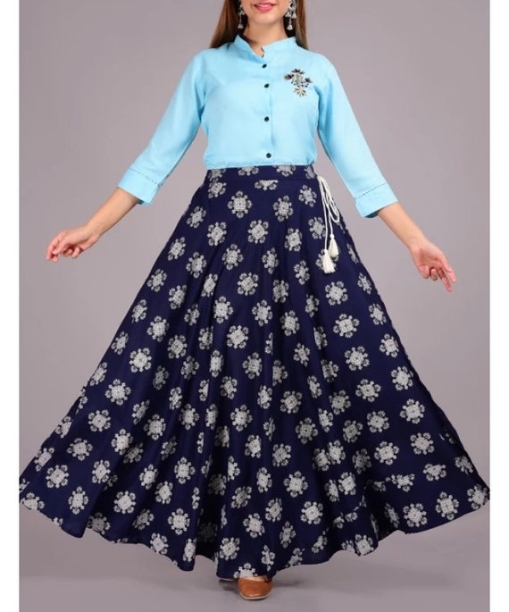 Women's Rayon Top With Skirt Women's Lehenga Choli - Etsy UK