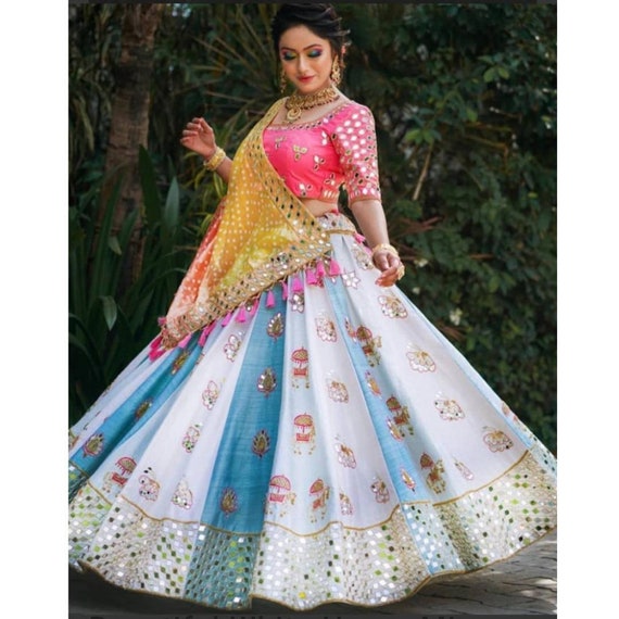 Sangeet Lehenga Dress Indian Gujrati 