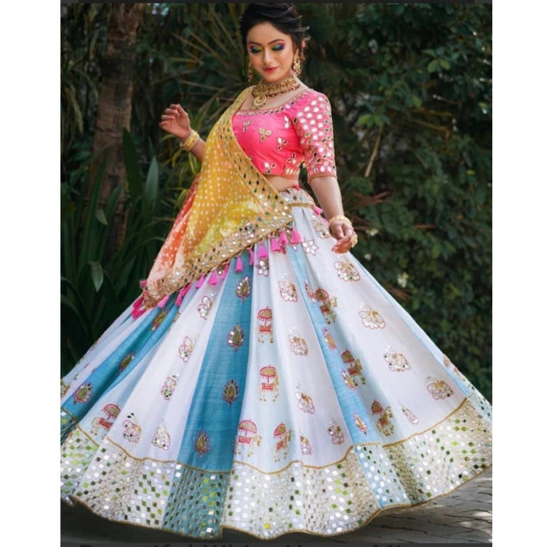 Sangeet Lehenga Dress Indian Gujrati 