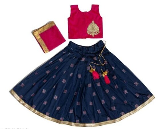 Dress Silk Cotton Blend Lehanga Choli 