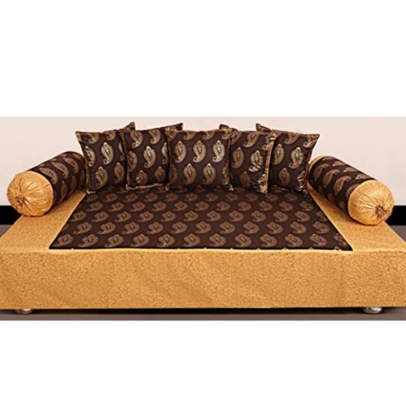 Indian Rajasthani Jaipuri Diwan Sets One Bed Sheet 2 Bolster Etsy