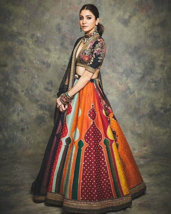 New banarasi silk lehenga choli indian traditional navratri special women choli