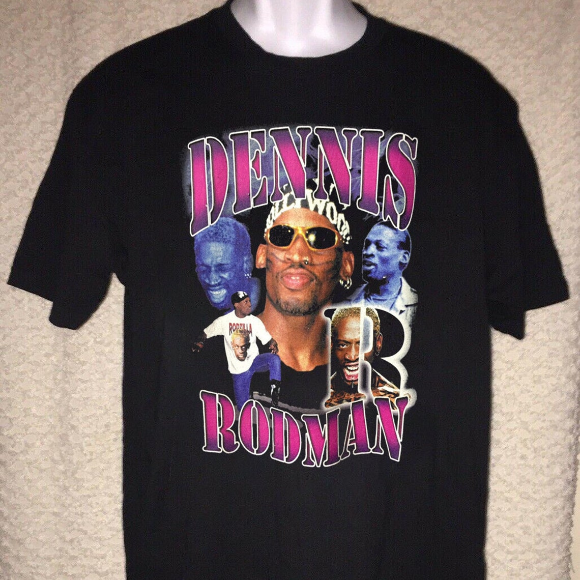 Vintage Dennis Rodman Bad Boy Chicago Bulls T Shirt Dennis Etsy