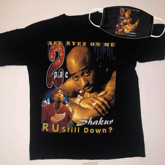 Vintage 90s Rap 2pac All Eyes on Me T 