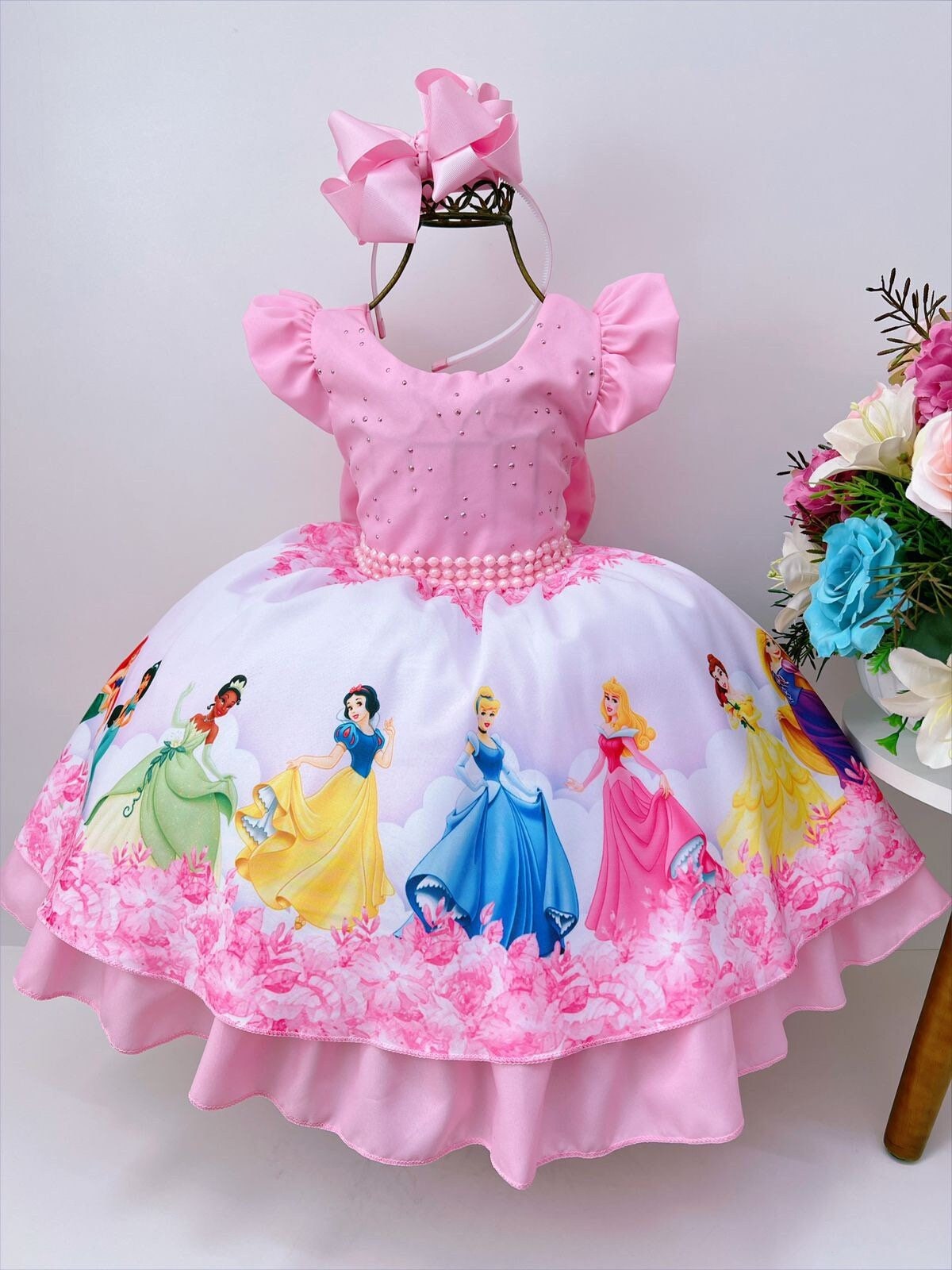 Princess Dress/ Princess Birthday Outfit/ Toddler Baby Disney - Etsy