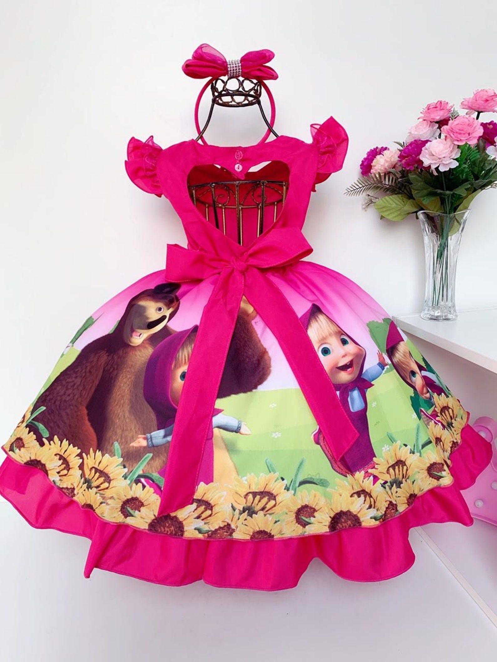 Vestido De Masha Y El Oso Para Cumpleaños