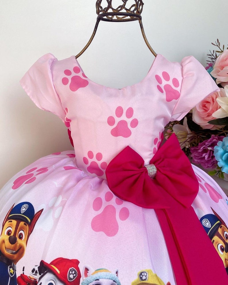 Paw Patrol Bebe Vestido Tstars Paw Patrol Vestido De Cumpleaños