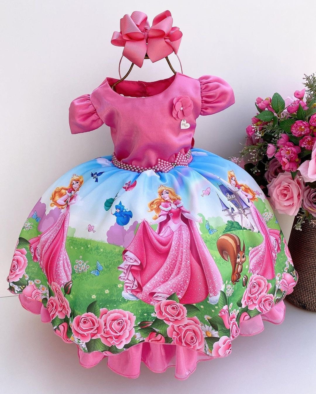 Vestido Tutu De Bella Durmiente Princesas Tejidos Vestidos De