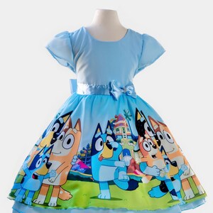 Bluey girls birthday party tutu and T-shirt fancy party outfit –  Tulleboutique