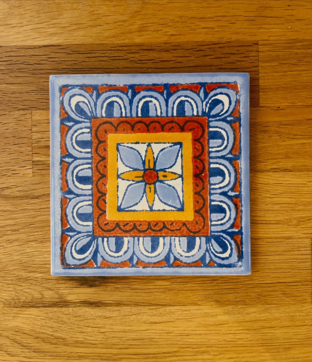 Azul Talavera Coaster / Mexican Tile / Southwest Home Decor ...