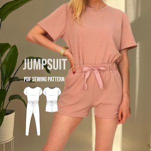 PDF Schnittmuster Overall Otto / Schnittmuster Jumpsuit E-Book