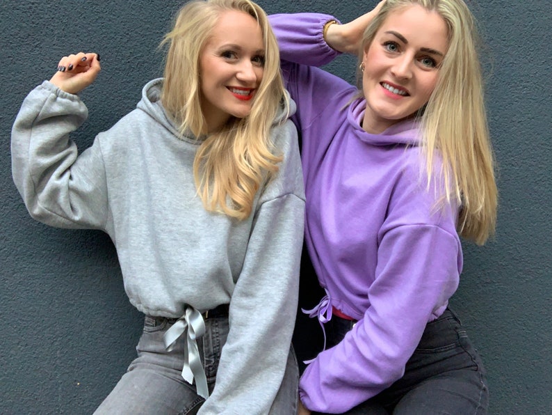 PDF sewing pattern oversized cropped Hoodie Hubert Schnittmuster E-Book
