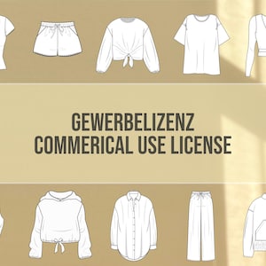 Licence d'utilisation commerciale : licence de patron de couture