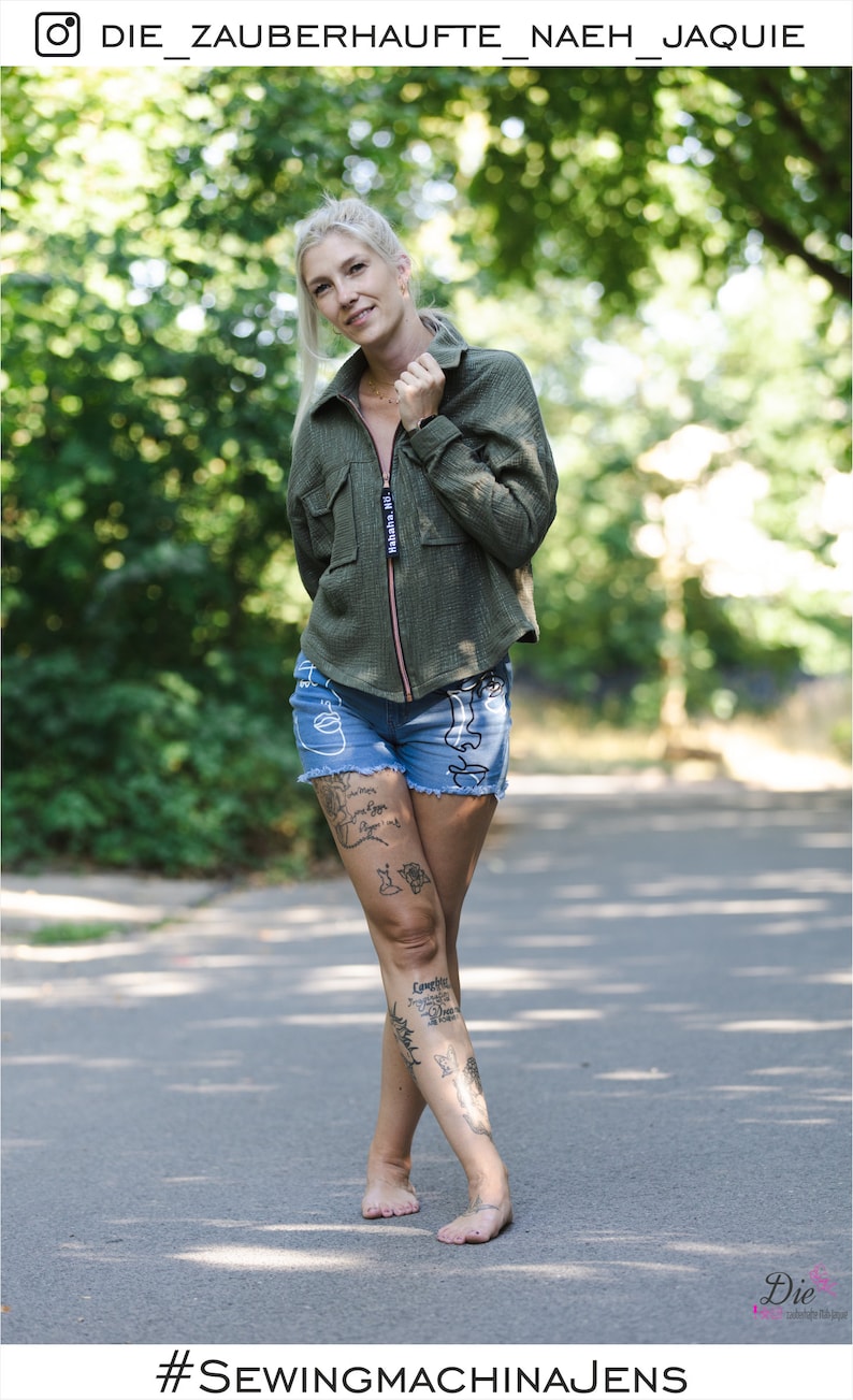 Oversized Jacket Jens PDF Sewing Pattern / Schnittmuster Etsy